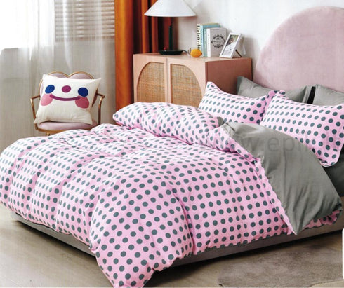 Satino medvilnės patalynės komplektas "Bubble Smile"